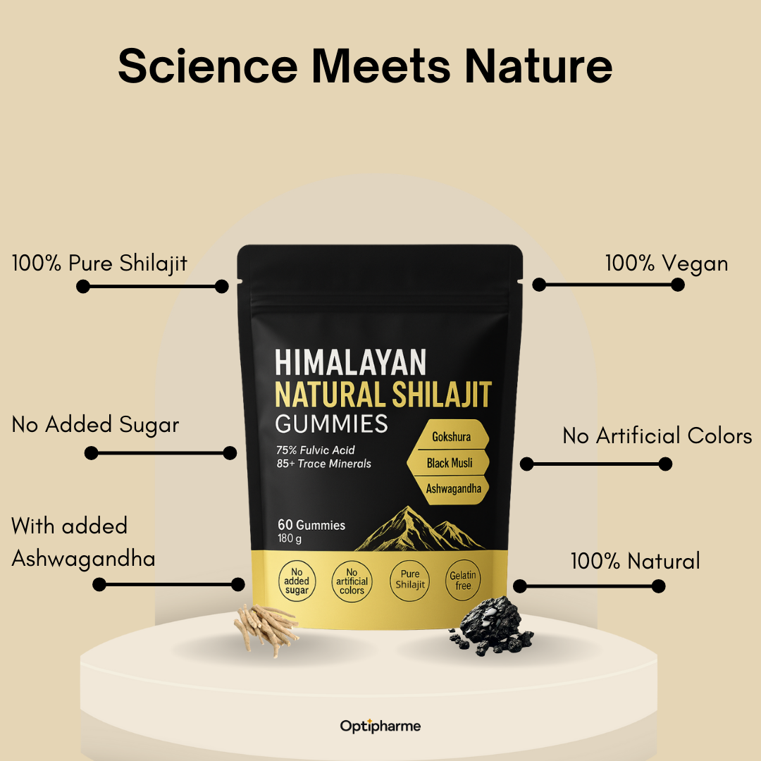 5 in 1 Shilajit Max Gummies